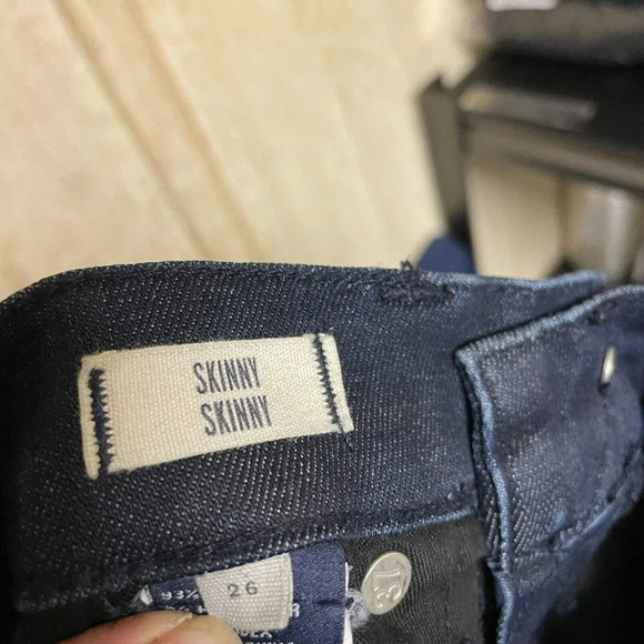 Madewell Jeans Women's Sz 26 Blue Medium Wash Skinny Skinny Ankle Zip Stretch - Picture 9 of 14